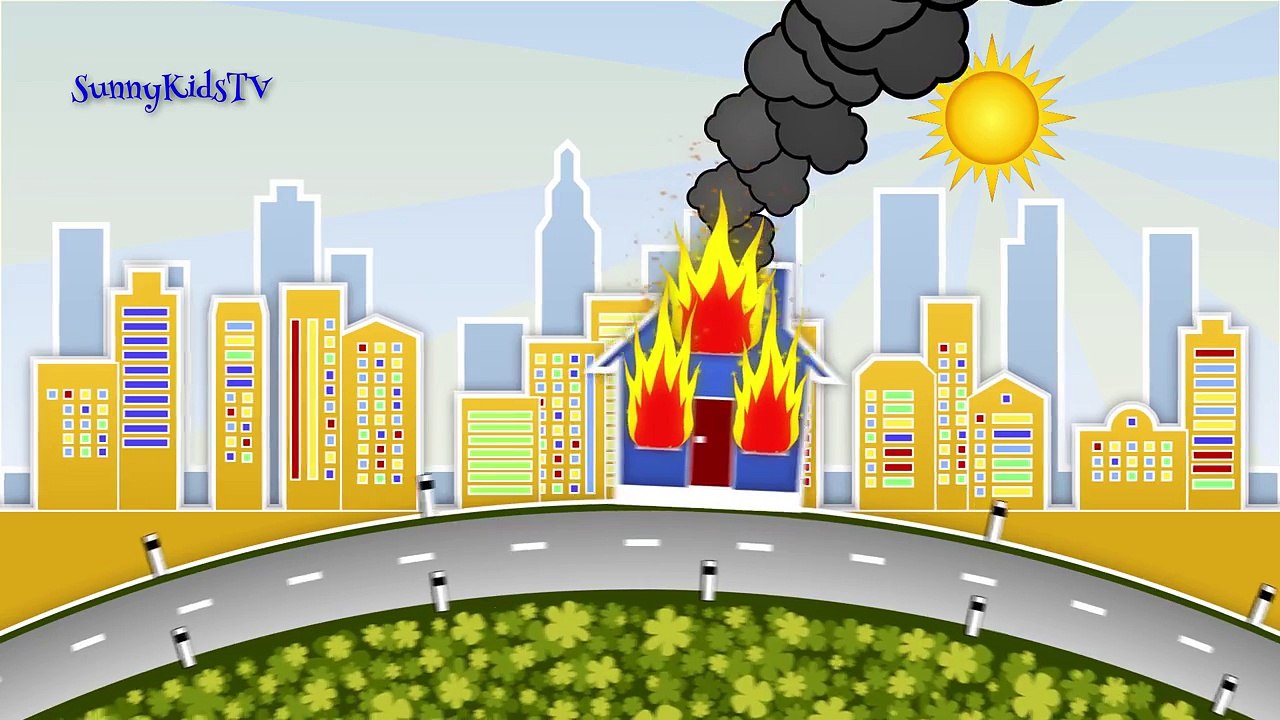 Cars. Ambulance. Fire Truck. Police Car. Cartoon for Children