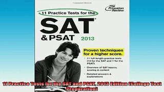 READ book  11 Practice Tests for the SAT and PSAT 2013 Edition College Test Preparation Full EBook