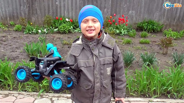 Monster Truck. Тест Драйв Квадроцикла от Игорька. Видео для детей. Инновационная игрушка – Змея