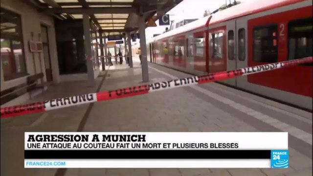 Agression islamiste : 1 mort , 4 personnes poignardées à Munich par un individu qui aurait crié Allah akbar