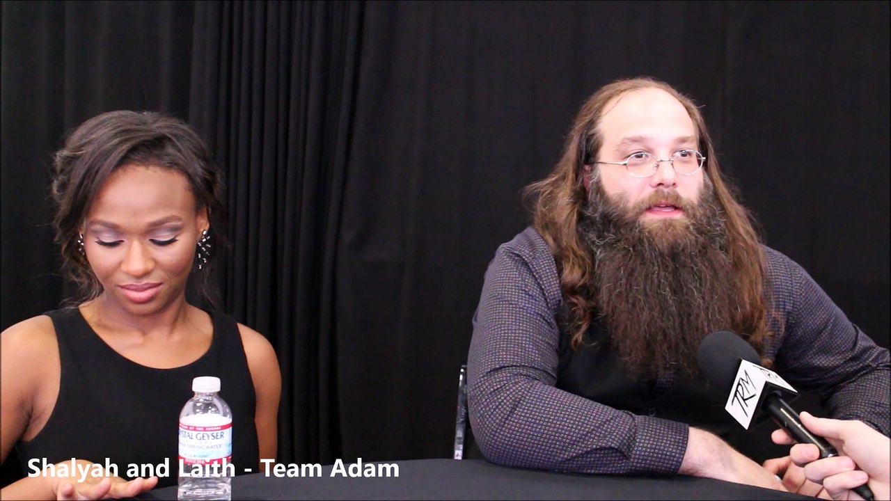 Laith Al-Saadi and Shalyah Fearing -The Voice Team Adam Top 9 interview