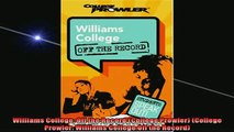 READ book  Williams College Off the Record College Prowler College Prowler Williams College Off Full EBook