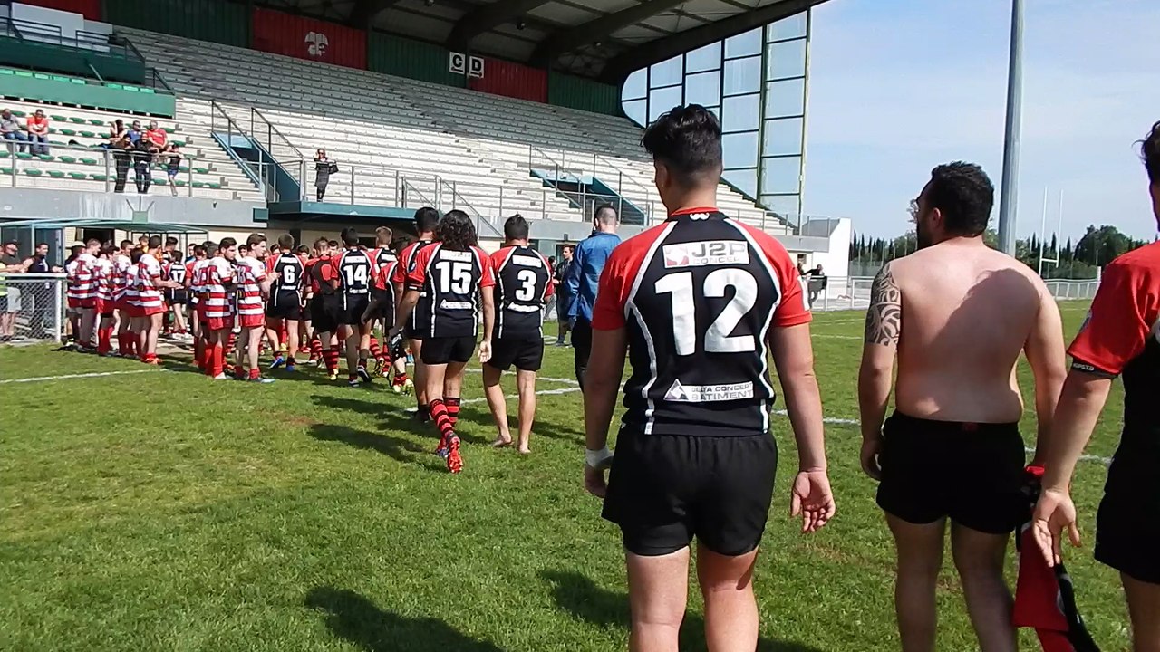 juniors cob xv contre Nimes (1/16 chal. Sud Est) 2015-2016