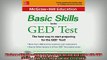 READ book  McGrawHill Education Basic Skills for the GED Test with DVD Book  DVD Set Mcgraw Full Free