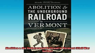 Free PDF Downlaod  Abolition  the Underground Railroad in Vermont Civil War Series  FREE BOOOK ONLINE