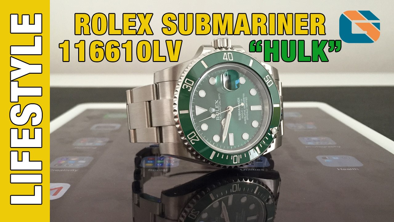 Rolex Submariner 116610LV Hulk Watch - Watches Up Close & Personal