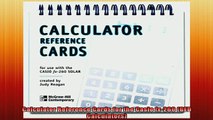 READ book  Calculator Reference Cards for the Casio fx260 GED Calculators Full EBook