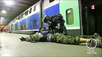 Exercice antiterrorisme, les forces spéciales simulent un attentat