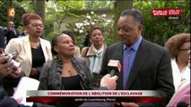 Commémoration de l’abolition l’esclavage : Christiane Taubira rend hommage au révérend Jesse Jackson