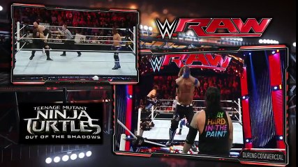 Roman Reigns & The Usos vs The Club Full Match Highlights- Raw 09-05-2016