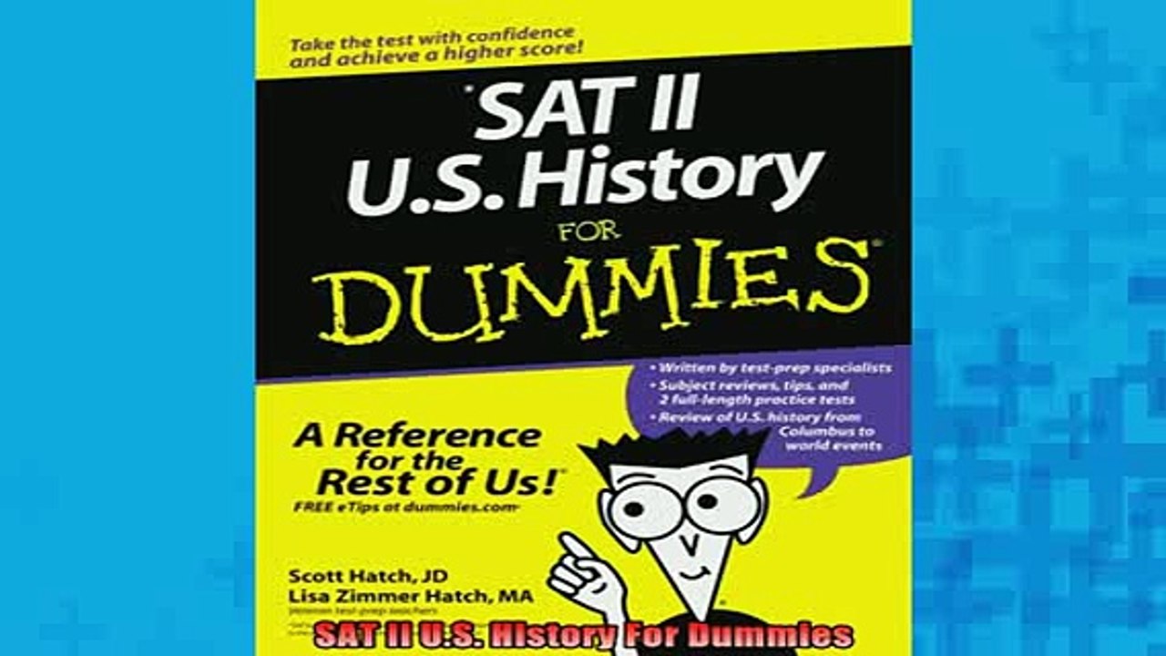 READ book  SAT II US History For Dummies Full EBook