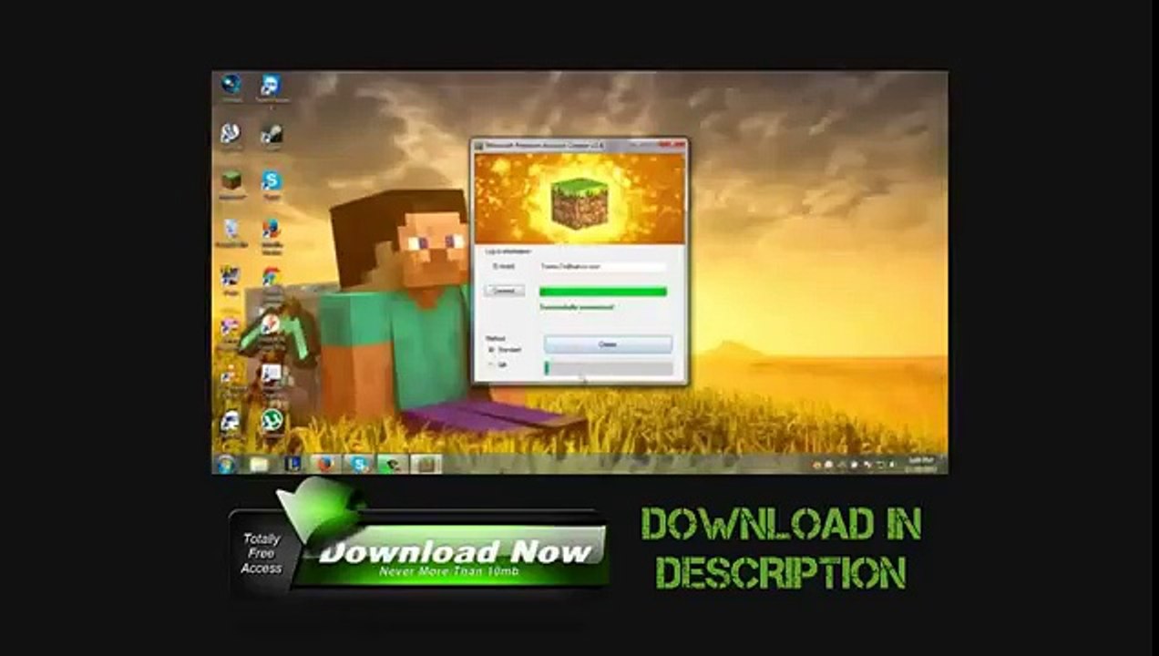 FREE MINECRAFT Premium Account Generator soft and online +list 100% Working 2016
