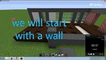 Modern House Tutorial Minecraft Part 2 Walls TheGamingPotato