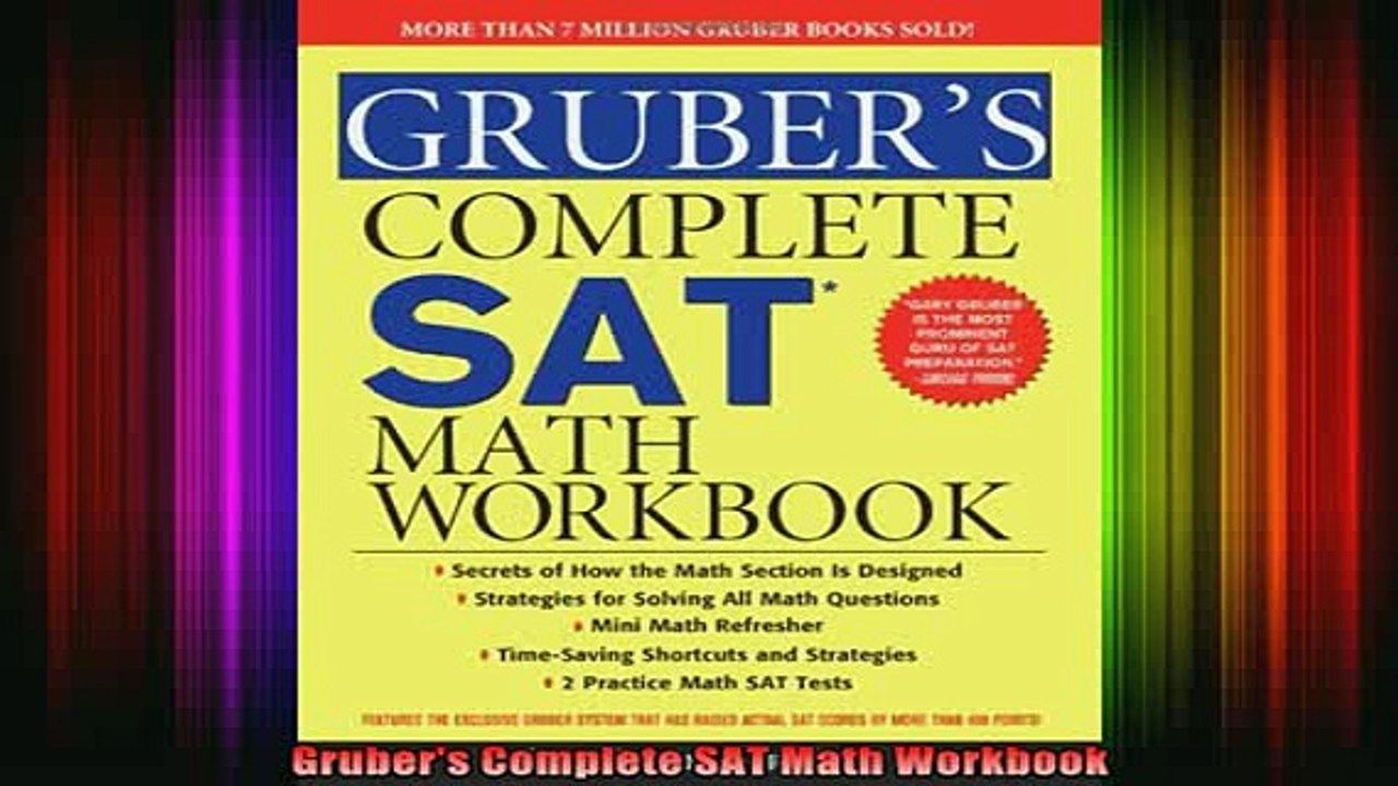 READ book  Grubers Complete SAT Math Workbook Full Free