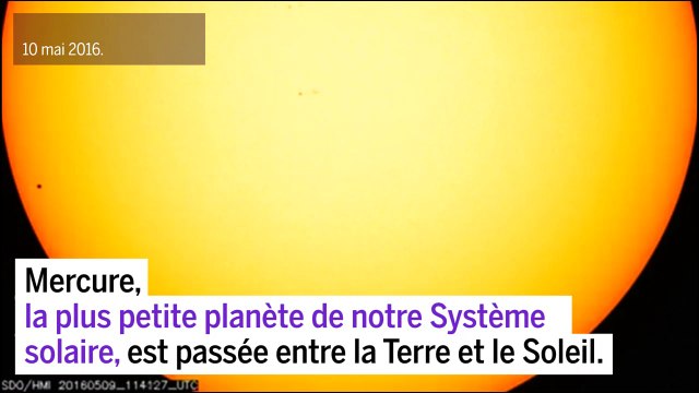 Le soleil avait rendez-vous avec Mercure