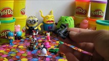 Minions Kinder Surprise Eggs Sorpresa Juguetes de Peppa Pig Play Doh Egg Videos Plastilina