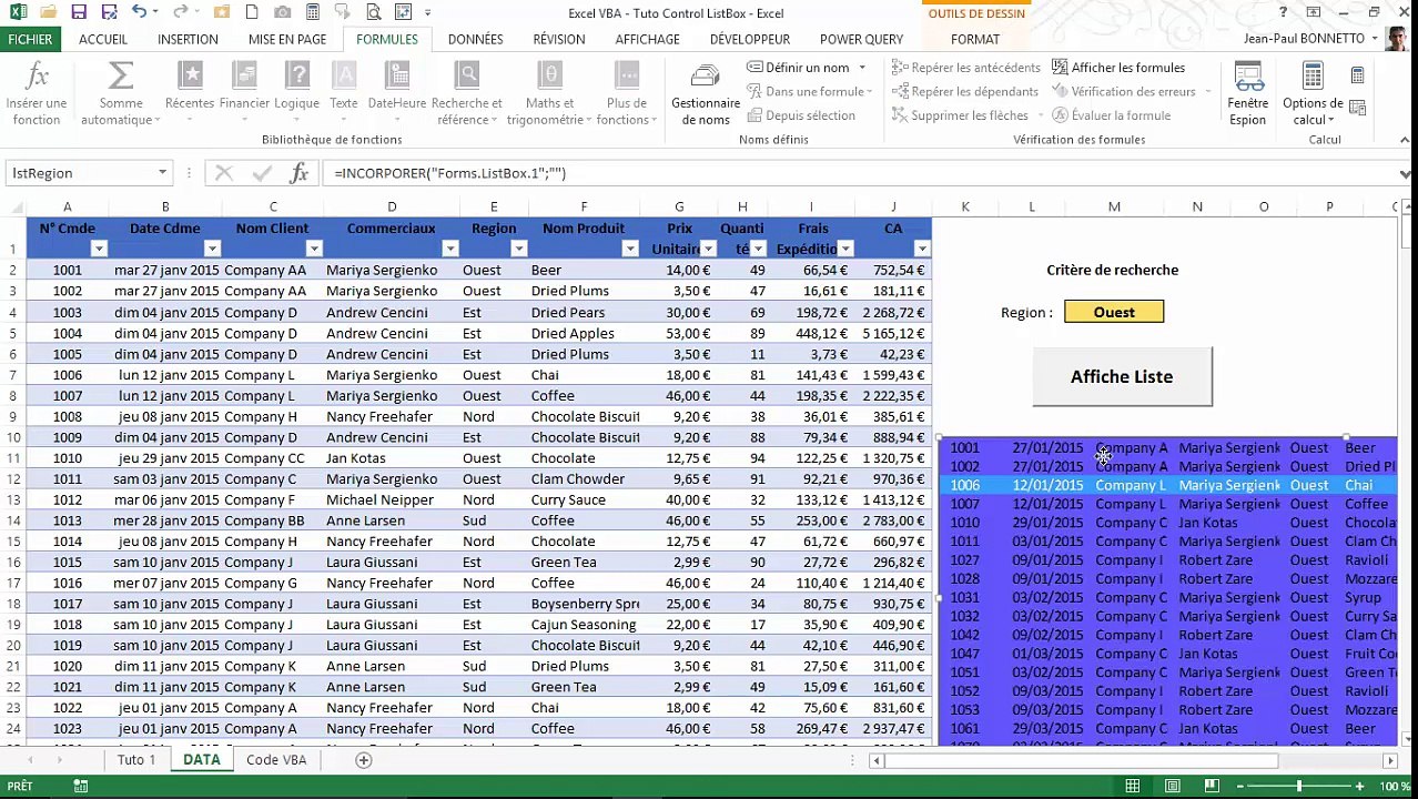 Excel - Comment utiliser les contrôles ActiveX
