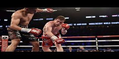 Canelo Alvarez knocks Amir Khan out cold in the 6th round