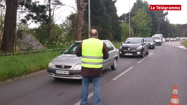 Brest. Barrage filtrant des salariés de la Sarp Ouest à Penfeld
