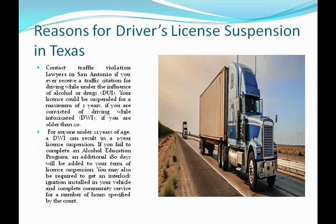 Traffic Violation Lawyers San Antonio