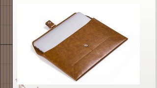 iCarryAll Simple Étui Style Pochette Convient Pour Samsung Chromebook 116 Marron