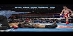 Canelo Alvarez knocks Amir Khan out in 6th round
