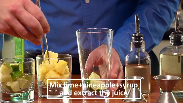 How to make a Pineapple Lemongrass Caipirinha | [-T-e-l-e-m-u-n-d-o-] Mujer | [-T-e-l-e-m-u-n-d-o-]