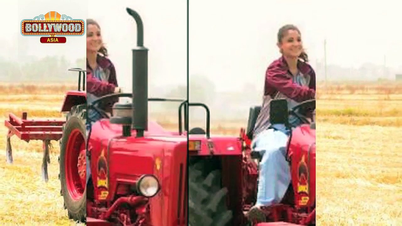 Anushka Sharma Drives A Tractor - Sultan - Bollywood Asia