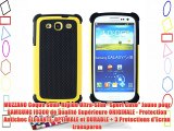 MUZZANO Coque Semi-Rigide Ultra-Slim Sport Case Jaune pour SAMSUNG I9300 de Qualité Supérieure