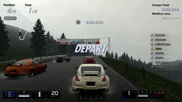 Gran Turismo 350Z RS -Eiger Nordwand Court rain