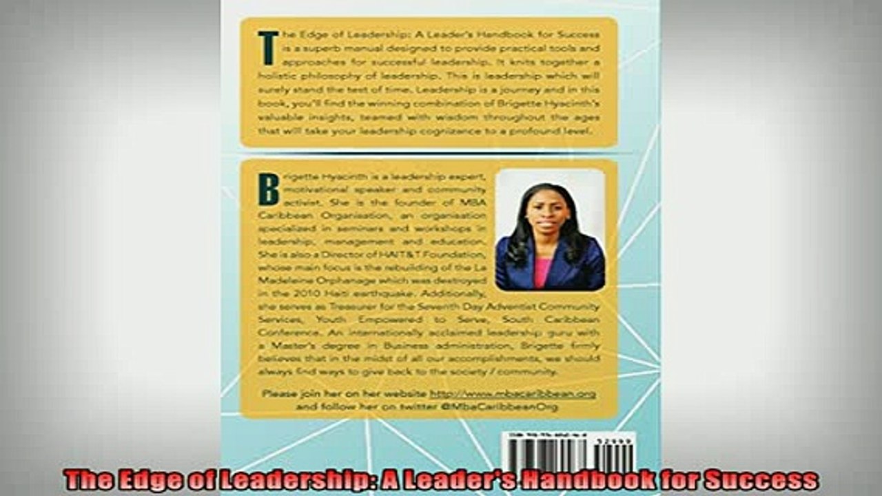 FREE DOWNLOAD  The Edge of Leadership A Leaders Handbook for Success  DOWNLOAD ONLINE