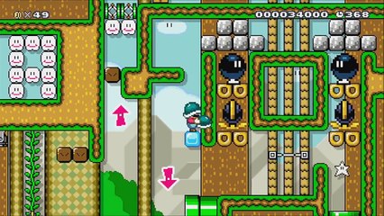 【実況】 あたまをつかわないとゴールできないすてぇじ 【スーパーマリオメーカー】
