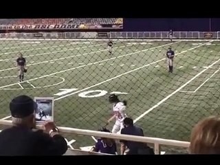 Baseball player kick tab by ball