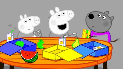 Peppa Pig Lunch - Coloring Pages Peppa Pig Coloring Book
