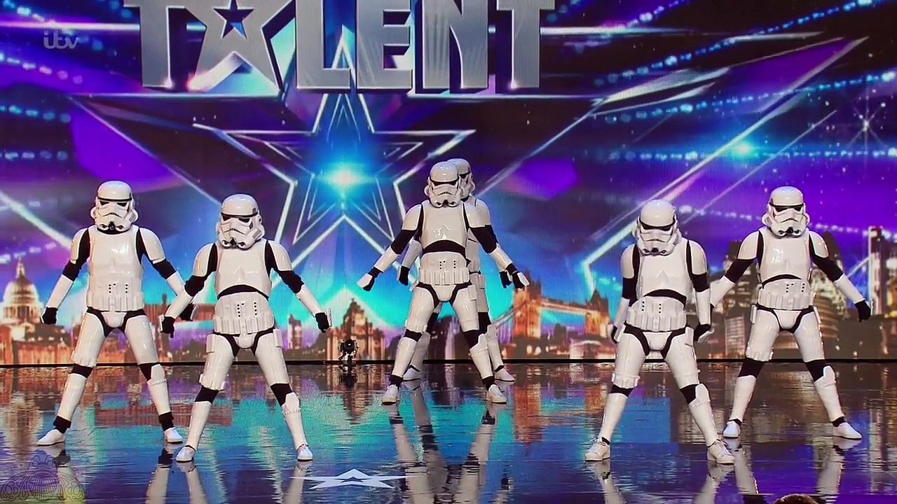 Britain's Got Talent 2016 S10E05 Boogie Storm Star Wars Inspired Cosplay Dance Crew L Audition
