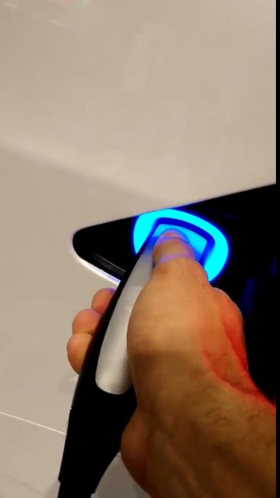 Tesla Easter Egg - Rainbow Charge Port!