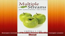 FREE EBOOK ONLINE  Multiple Streams of Coaching Income Wealthy Thought Leader Library Free Online