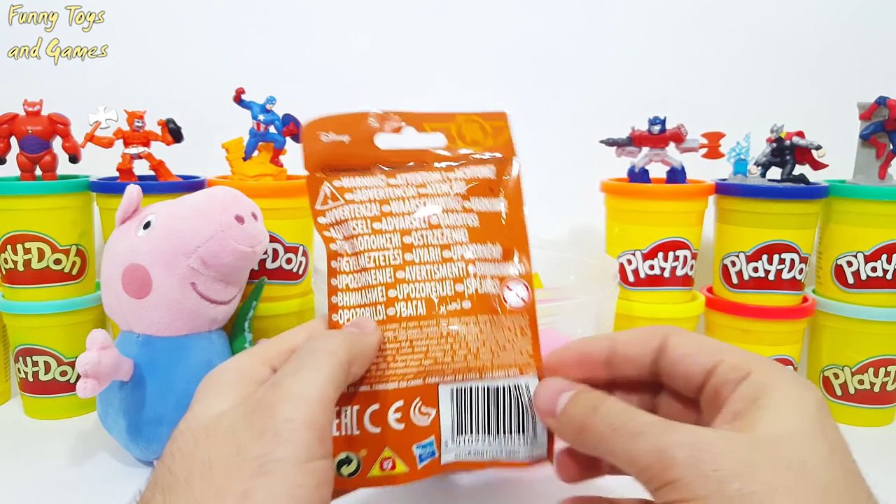Peppa Pig Giant Play Doh Surprise Egg MINIONS Star Wars Kinder Surprise Eggs