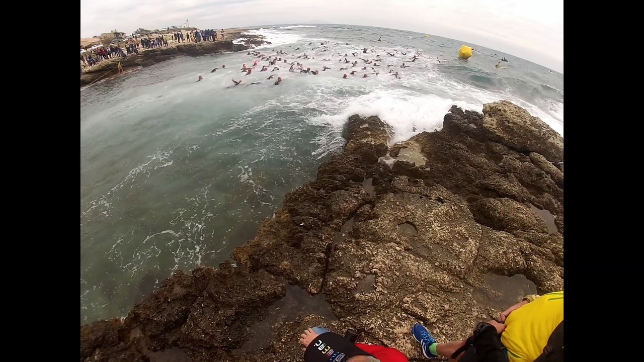 #Départ natation #triathlon Sausset #mai 2016