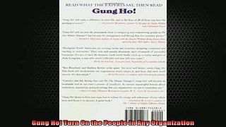 READ book  Gung Ho Turn On the People in Any Organization Full Free