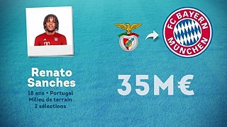 Officiel - Le Bayern Munich s'offre Renato Sanches _