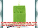 MUZZANO Pochette ORIGINALE Cocoon Vert pour SONY XPERIA U - Protection Antichoc ELEGANTE OPTIMALE