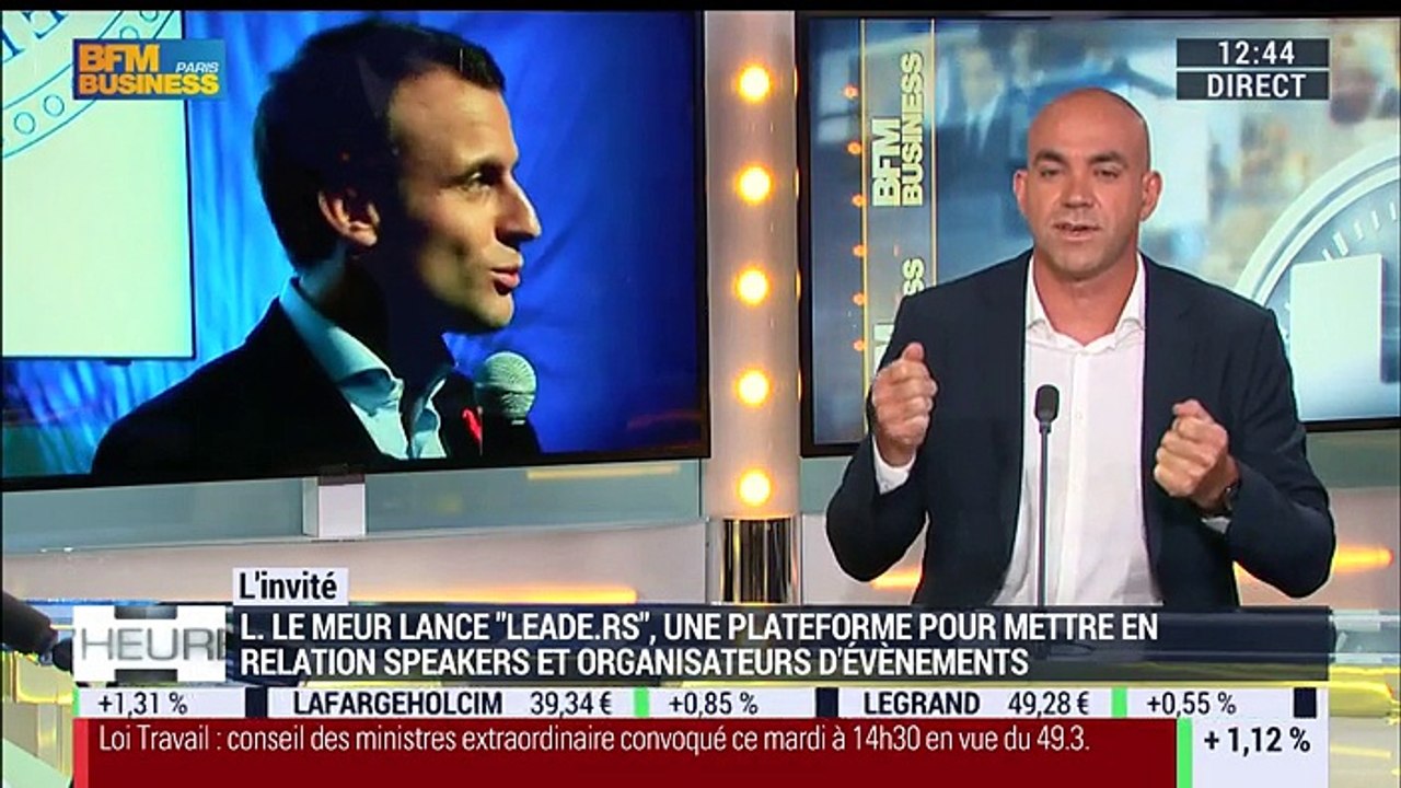 Loïc Le Meur lance Leade.rs, une plateforme pour conférenciers - 10/05