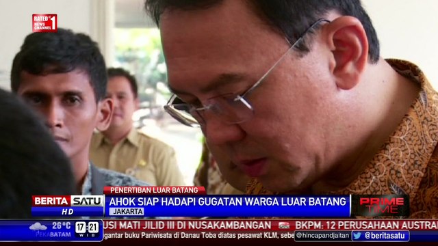 Ahok Siap Hadapi Gugatan Warga Luar Batang