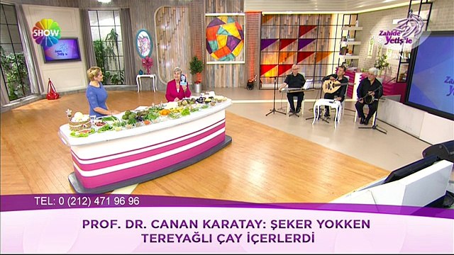 Canan Karatay, canlı yayında tereyağlı çay içti