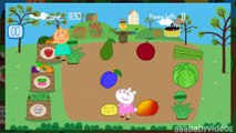 Peppa Pig's Garden ✿ Learn Fruits, Vegetables, Sorting for Kids & Toddlers ✿ Full Gameplay Episode
