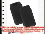 MUZZANO Etui ORIGINAL Le Sweep Noir pour SAMSUNG GALAXY GIO - Protection Antichoc ELEGANTE