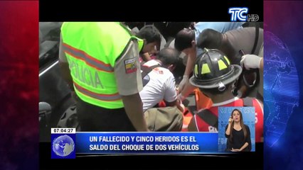 Tragedia vial en la vía que une Pastaza con Macas
