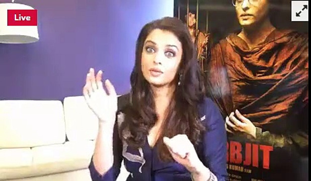 Aishwarya Rai Bachchan takes questions live on FAME (Sarbjit) 2016