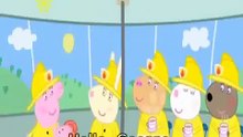 Learning english with Peppa Pig Cartoon The Fire Engine with subtitles